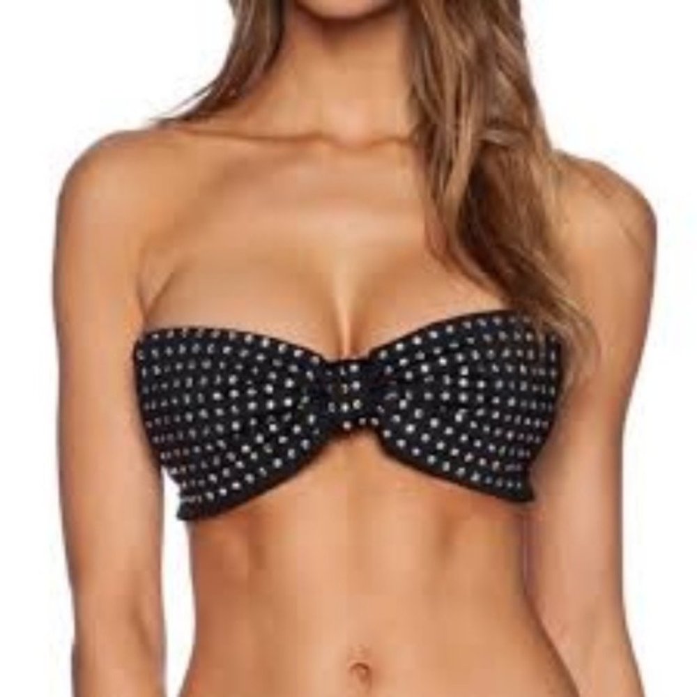 Kate Spade Bow Jewel Bikini Top